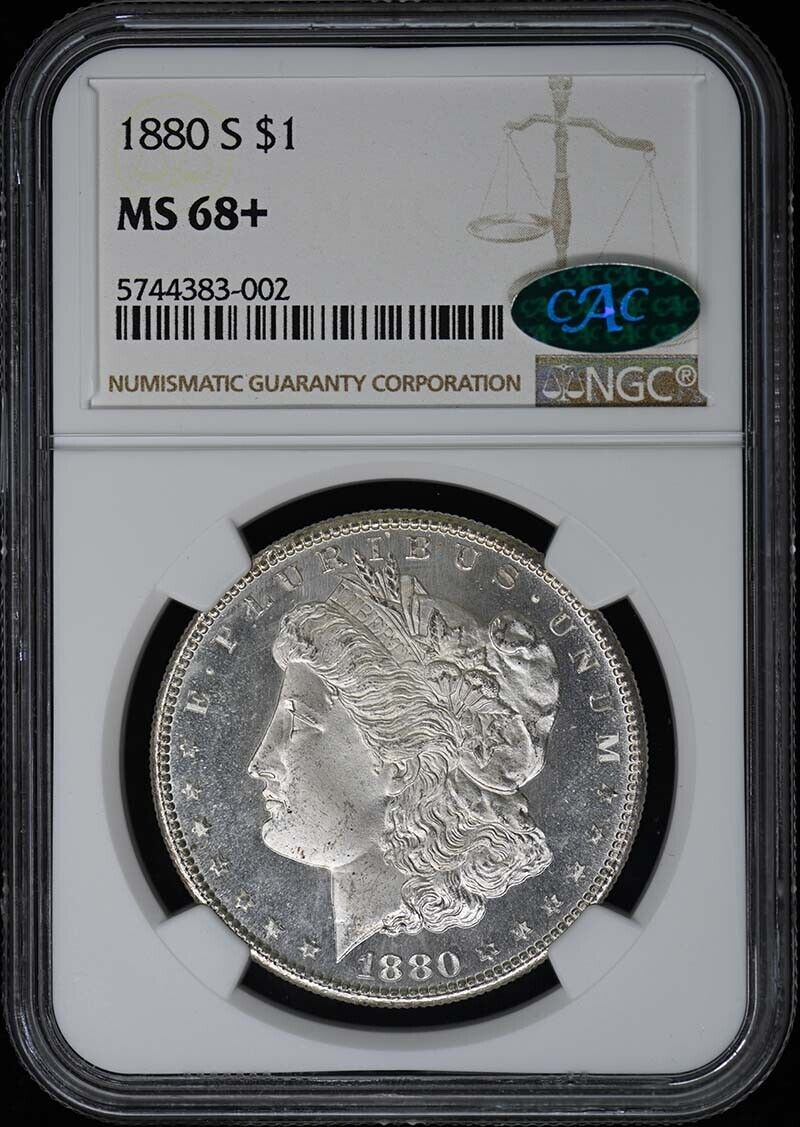 1880-S Morgan Dollar S$1 NGC MS68+ (CAC)