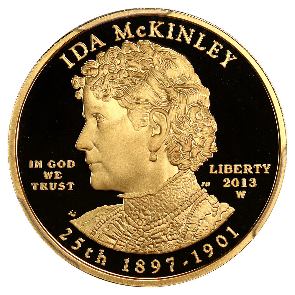 2013-W Ida McKinley $10 PCGS Proof 70 DCAM