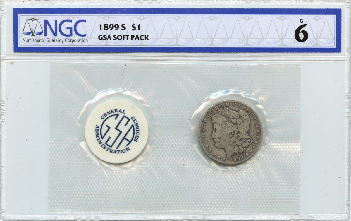 1899-S Morgan Dollar GSA Soft Pack POP 4