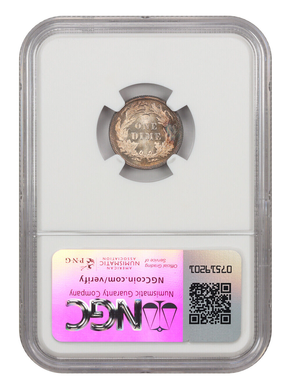 1886 10C NGC MS66