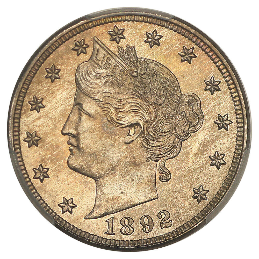 1892 5C PCGS PR67CAM