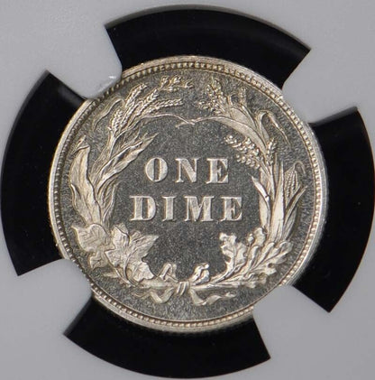 1897 Barber Dime 10C NGC PR68