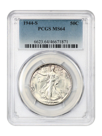 1944-S 50C PCGS MS64