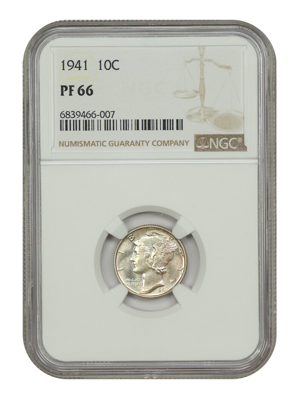 1941 10C NGC PR66 - Mercury Dime