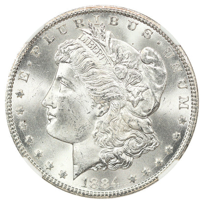 1884-CC $1 NGC MS66 - Morgan Dollar