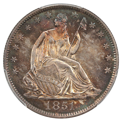 1851-O 50C PCGS MS65 ex: D.L. Hansen