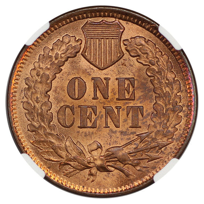 1901 1C NGC MS65RB - Indian Cent