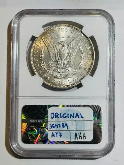 1887 P Morgan Silver Dollar NGC MS-65 CAC Original