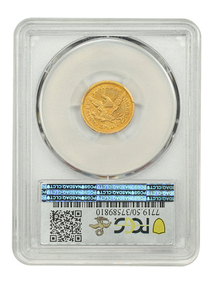 1840-D $2.50 PCGS AU50 ex: D.L. Hansen - Liberty Head $2.5