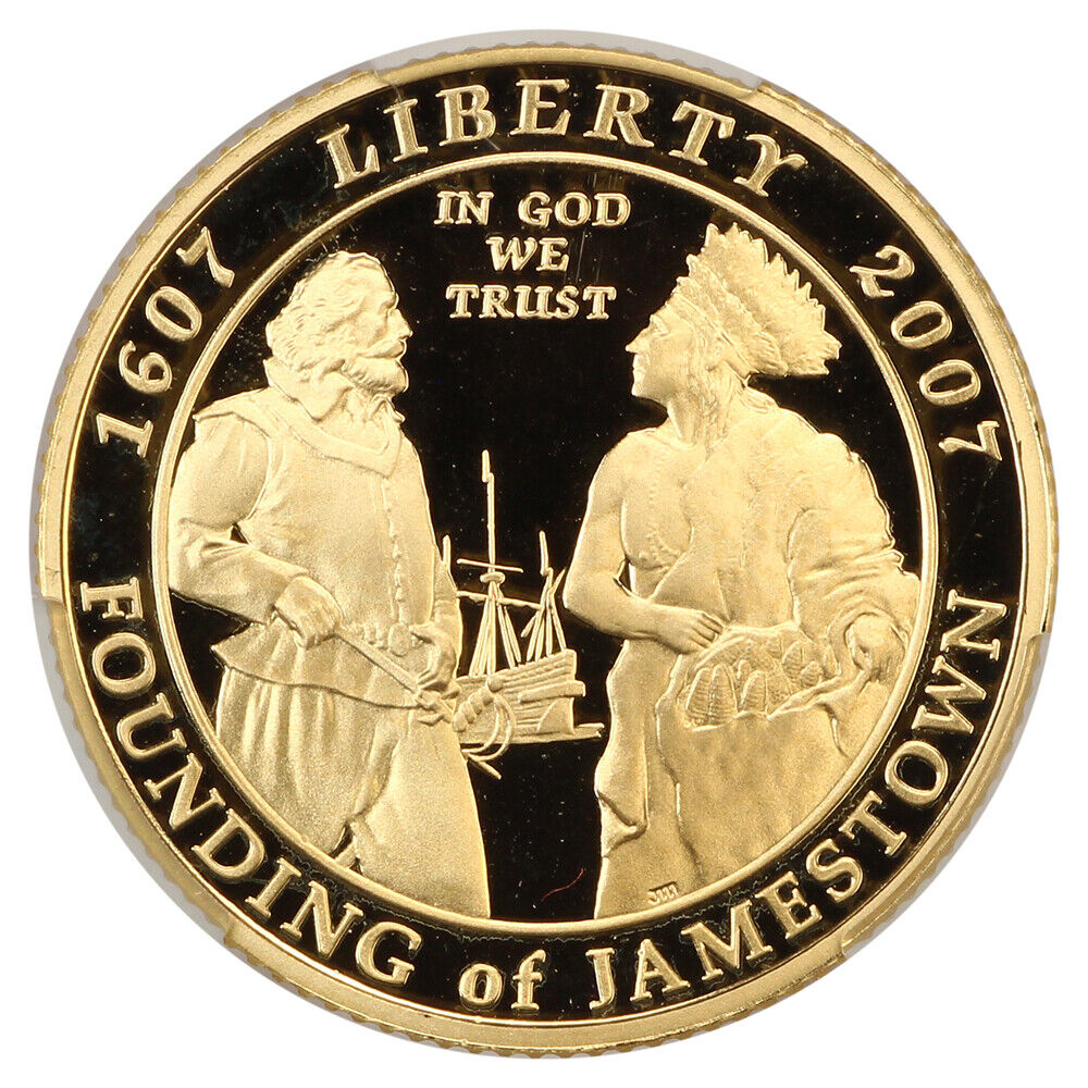 2007-W $5 Jamestown CACG PR69DCAM - $5 Modern Gold Commemoratives