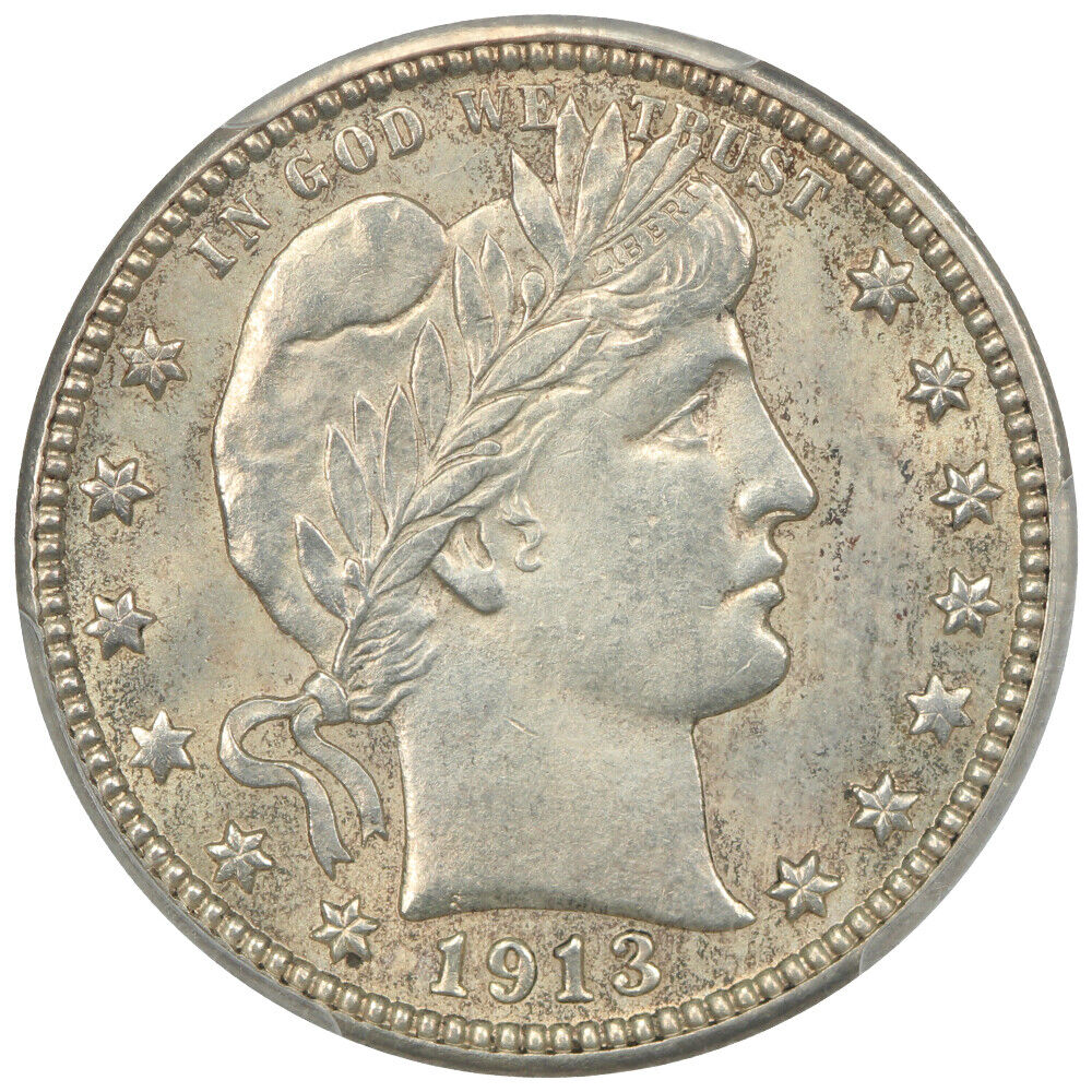 1913-D 25C PCGS MS63 - Barber Quarter