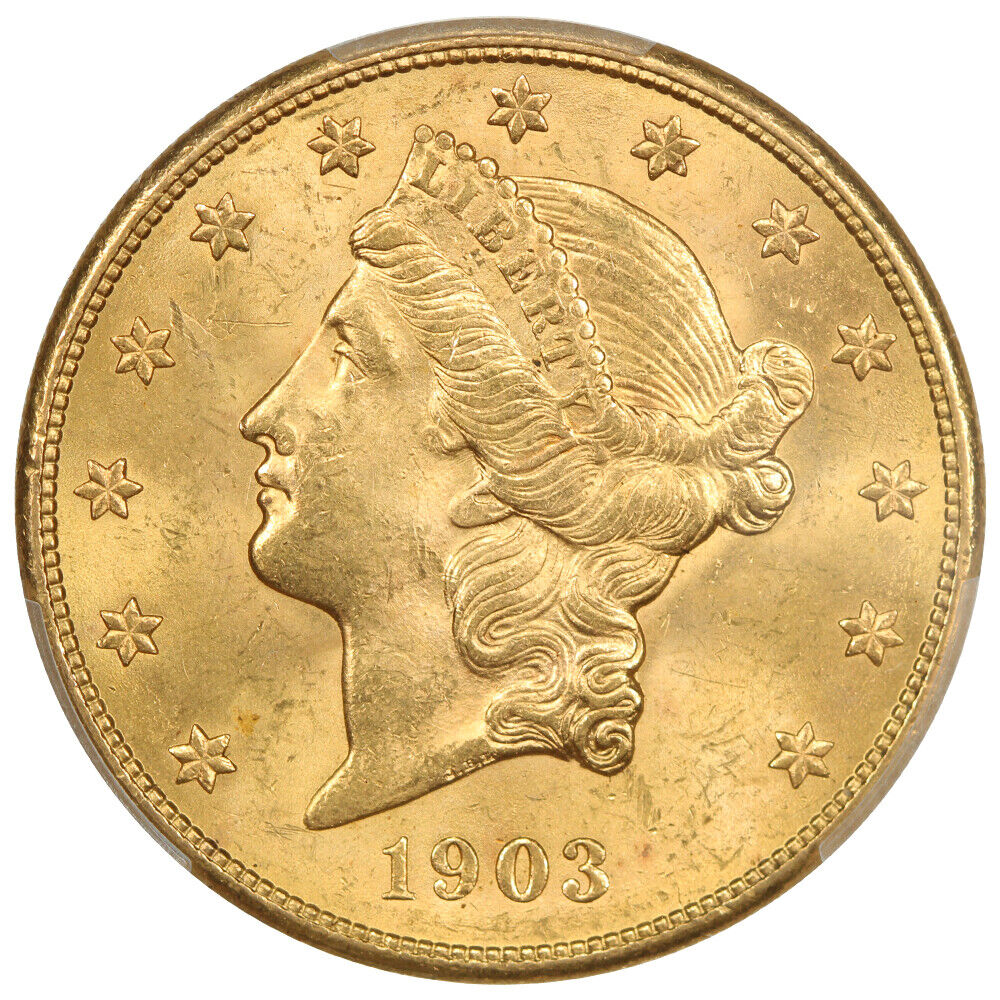 1903-S $20 PCGS MS63 - Liberty Head $20