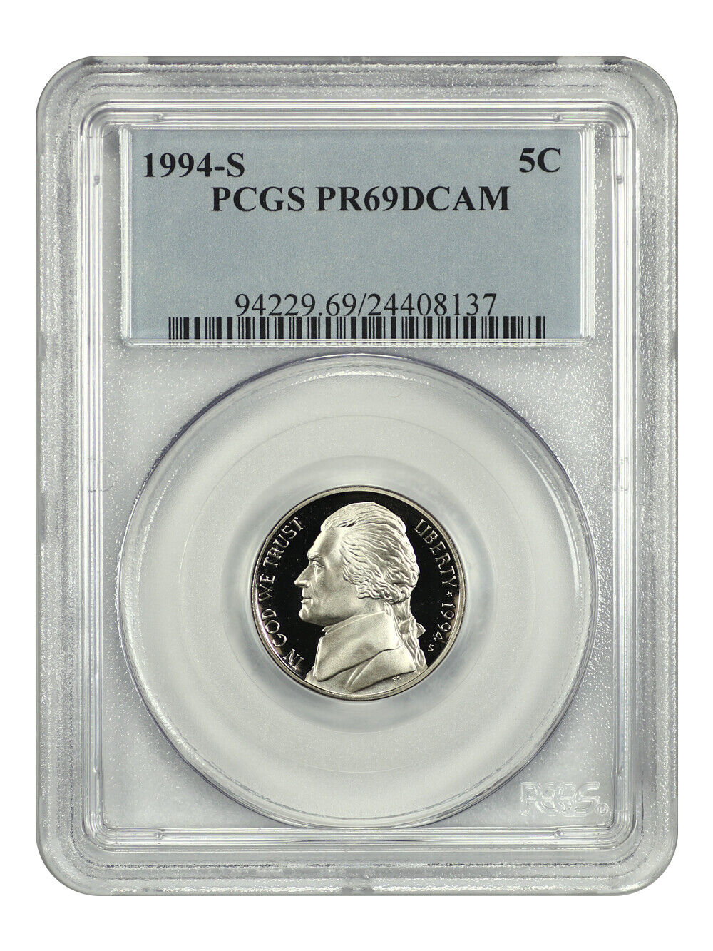 1994-S 5C PCGS PR69DCAM - Jefferson Nickel