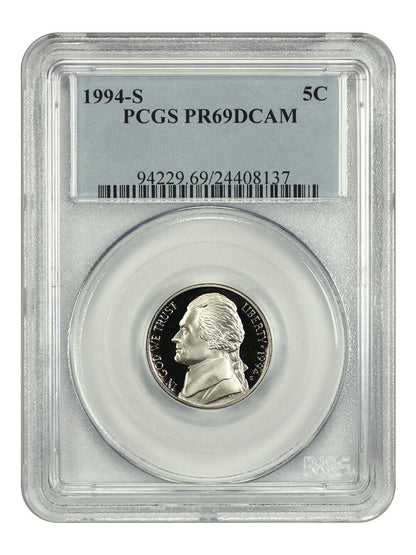 1994-S 5C PCGS PR69DCAM - Jefferson Nickel