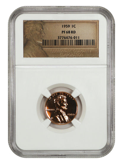 1959 1C NGC PR68RD - Lincoln Cent (Modern)