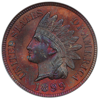 1899 1C PCGS MS65RB - Indian Cent