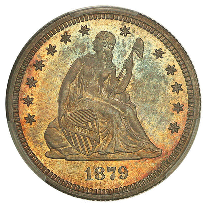 1879 25C PCGS PR65