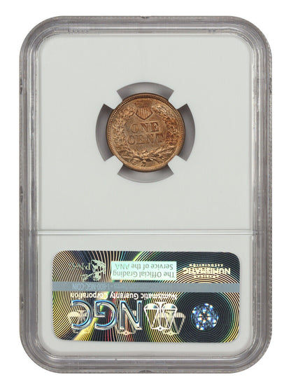 1861 1C NGC MS64 - Indian Cent - Scarce Copper-Nickel Indian Cent