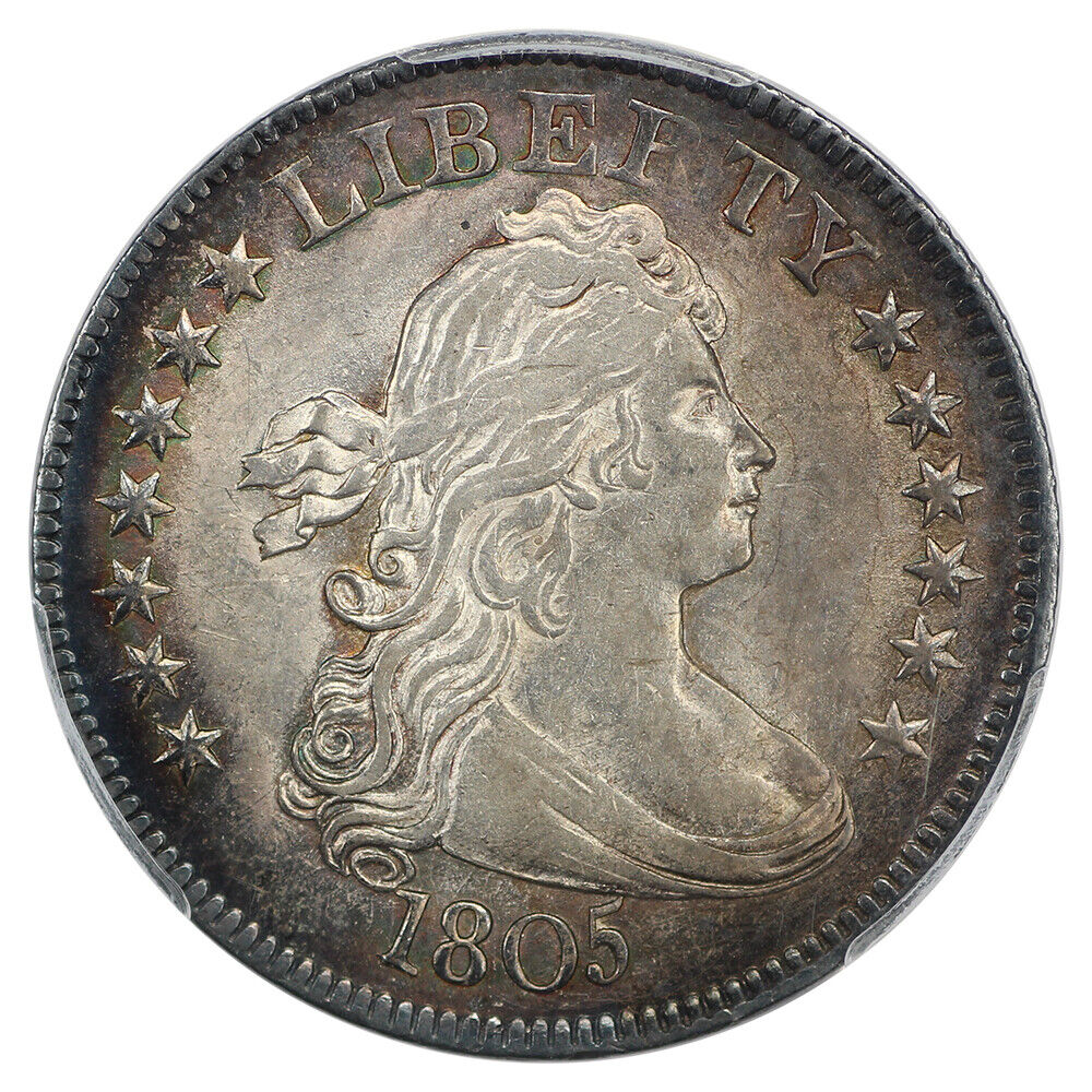 1805 25c PCGS/CAC MS63 ex: D.L. Hansen