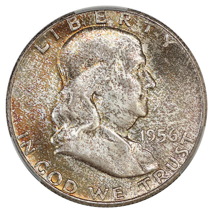 1956 50C CACG MS67FBL ex: D.L. Hansen - Franklin Half Dollar