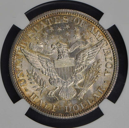 1893-O Barber Half Dollar 50C NGC MS65