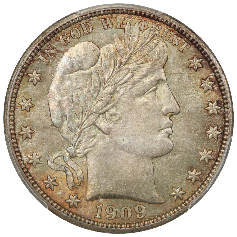 1909 50C CACG MS66+ - Barber Half Dollar - Fantastic Original