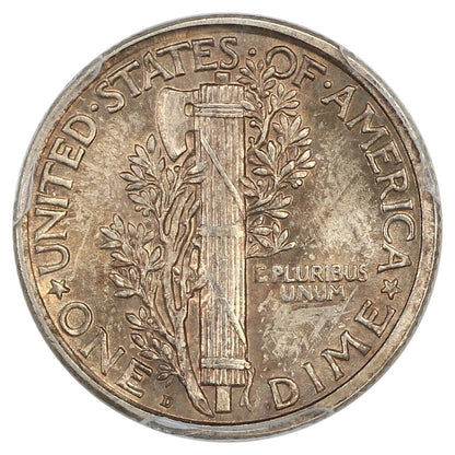 1919-D 10C PCGS MS66 ex: D.L. Hansen