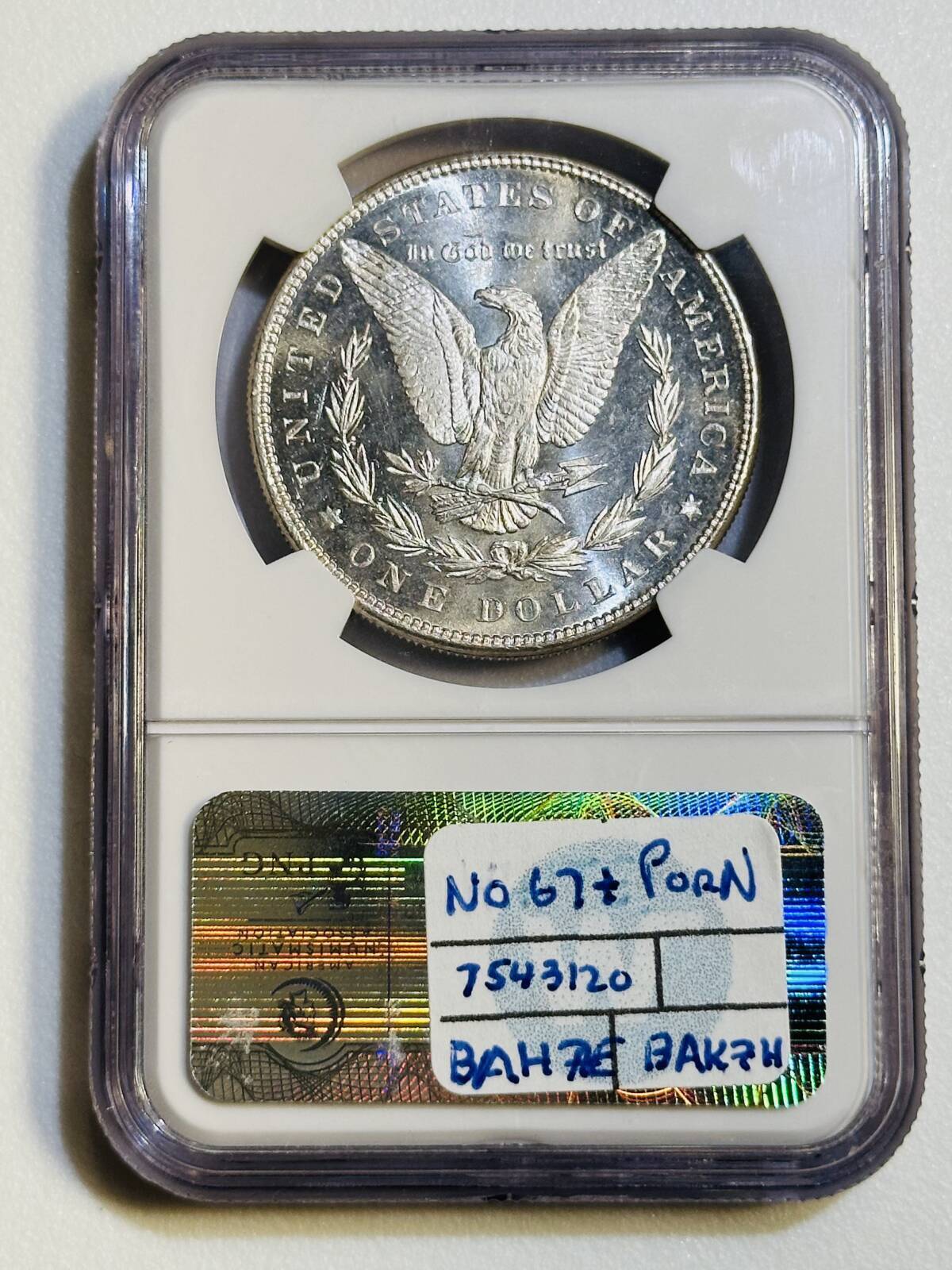 1888 P Morgan Silver Dollar NGC MS-67 DPL Sight White