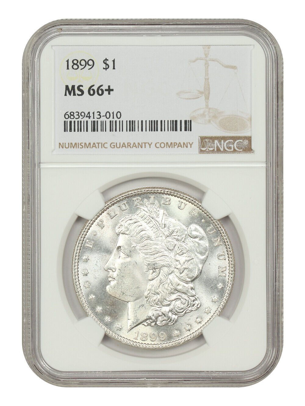 1899 $1 NGC MS66+ - Morgan Dollar