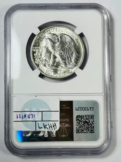 1941 S Walking Liberty Half Dollar NGC MS-66+ Sight White