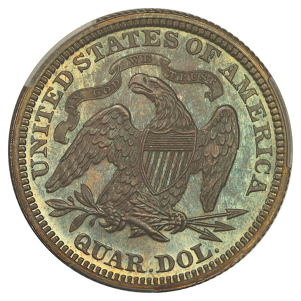 1867 25C CACG PR66+ ex: D.L. Hansen - Liberty Seated Quarter