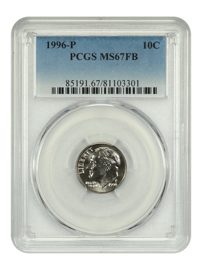 1996-P 10C PCGS MS67FB