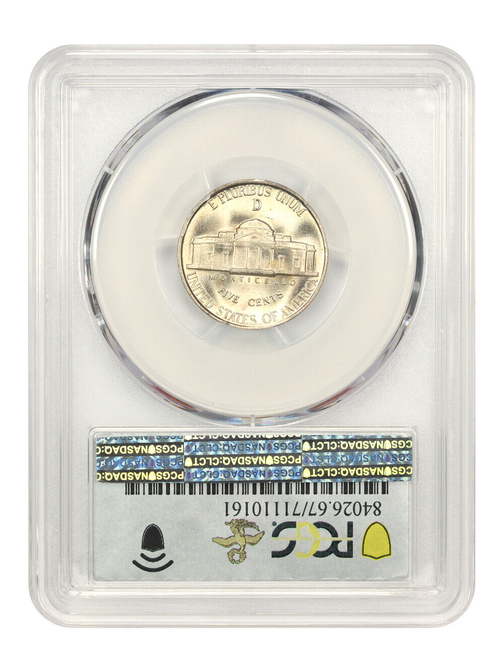 1945-D 5c PCGS MS67 FS ex: D.L. Hansen