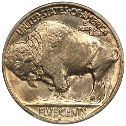 1936-D 5C PCGS/CAC MS66 - Buffalo Nickel