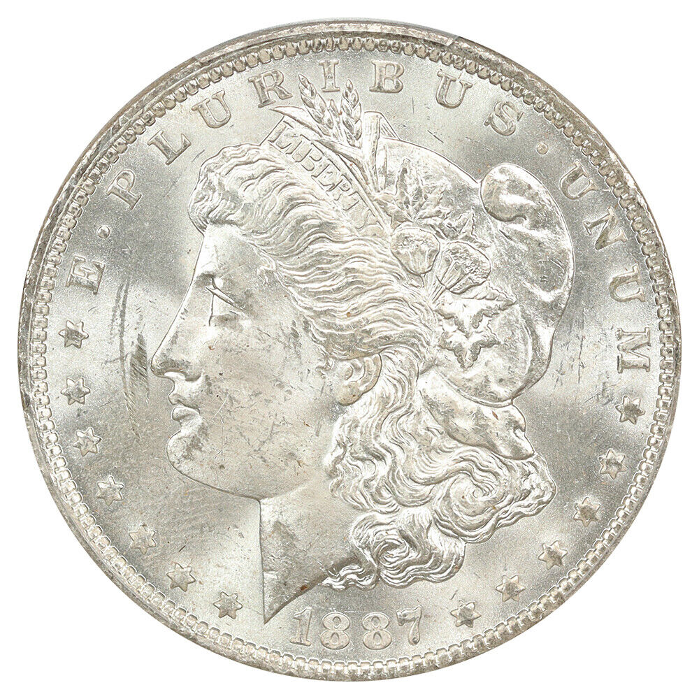 1887-O $1 PCGS MS64 - Morgan Dollar