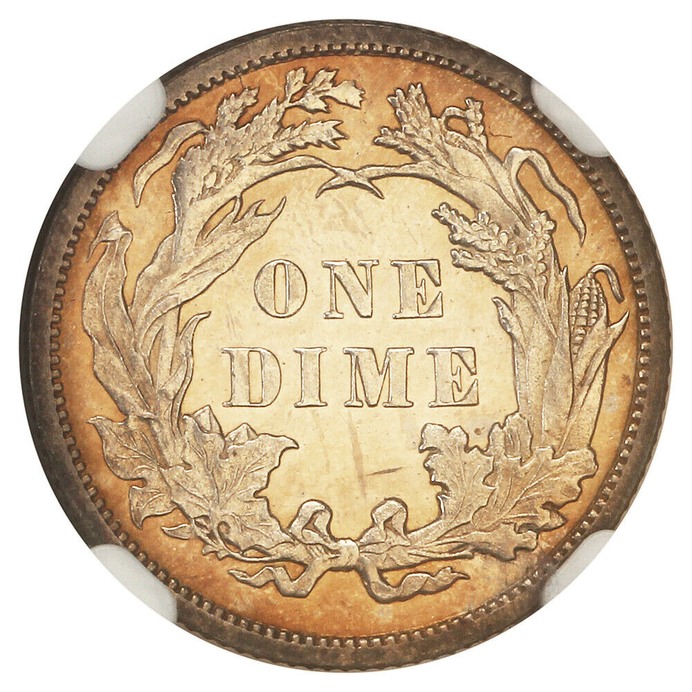 1891 10C NGC PR64 - Liberty Seated Dime