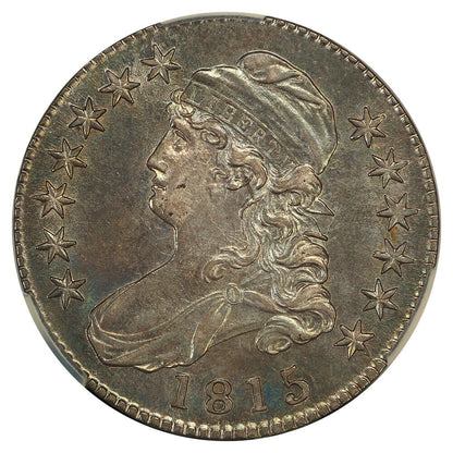 1815/2 50C CACG AU58 ex: D.L. Hansen - Capped Bust Half Dollar