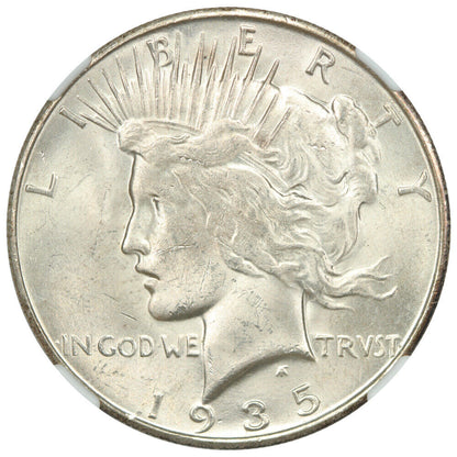 1935-S $1 NGC MS63 - Peace Dollar