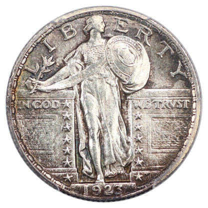 1923 25C PCGS MS62