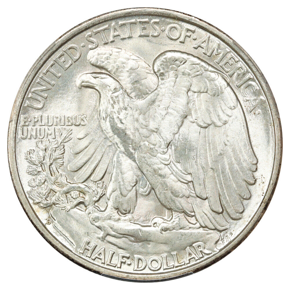 1936-D 50C PCGS MS64 - Walking Liberty Half Dollar