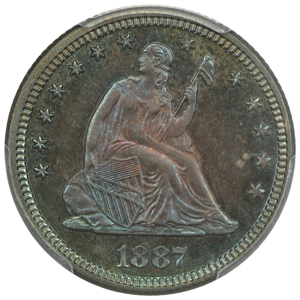 1887 25C PCGS PR66 ex: D.L. Hansen