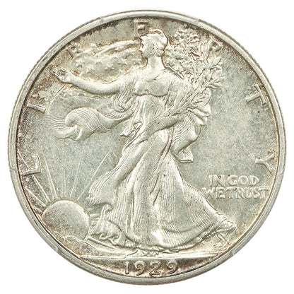 1929-S 50C PCGS AU50 - Walking Liberty Half Dollar