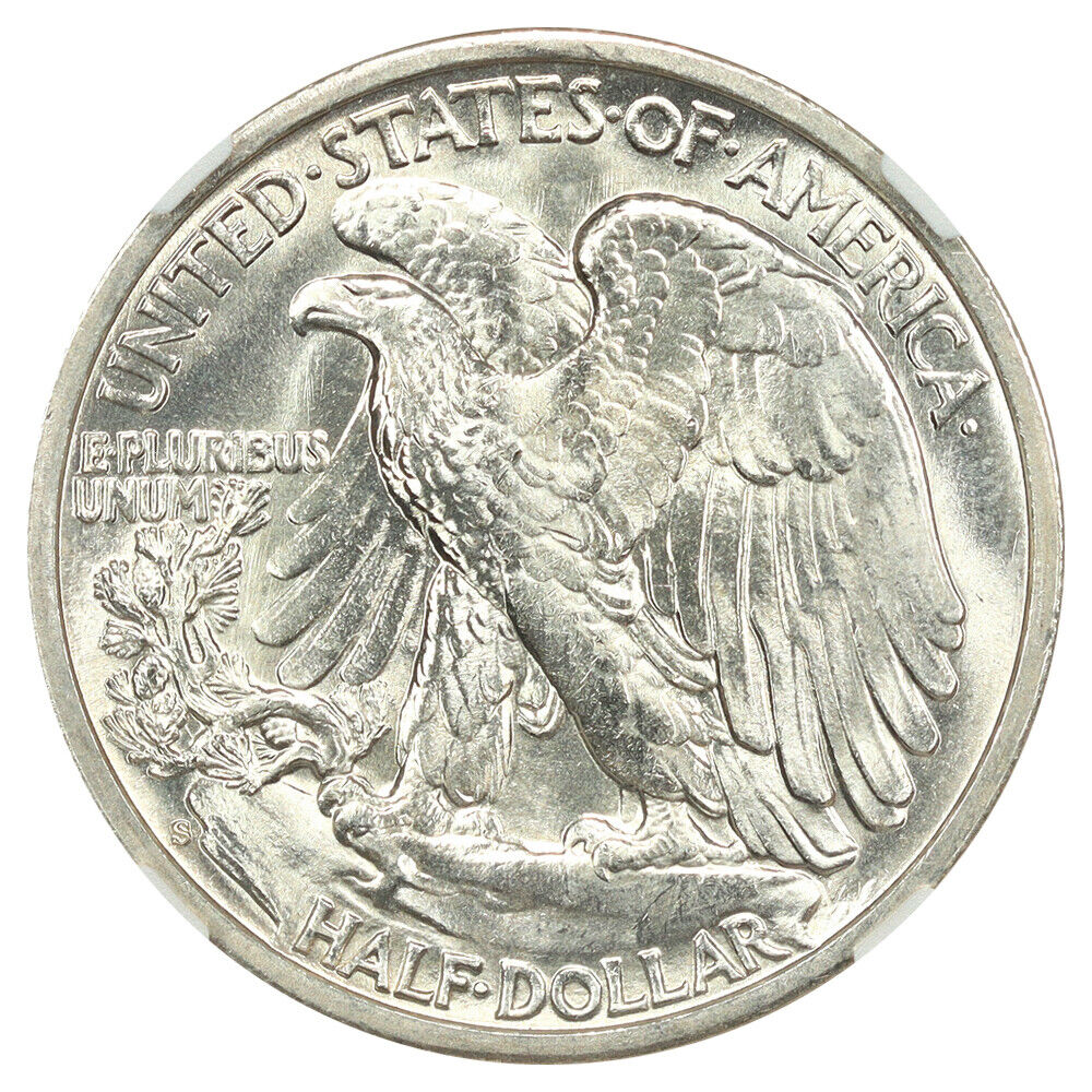 1942-S 50C NGC MS66 - Walking Liberty Half Dollar