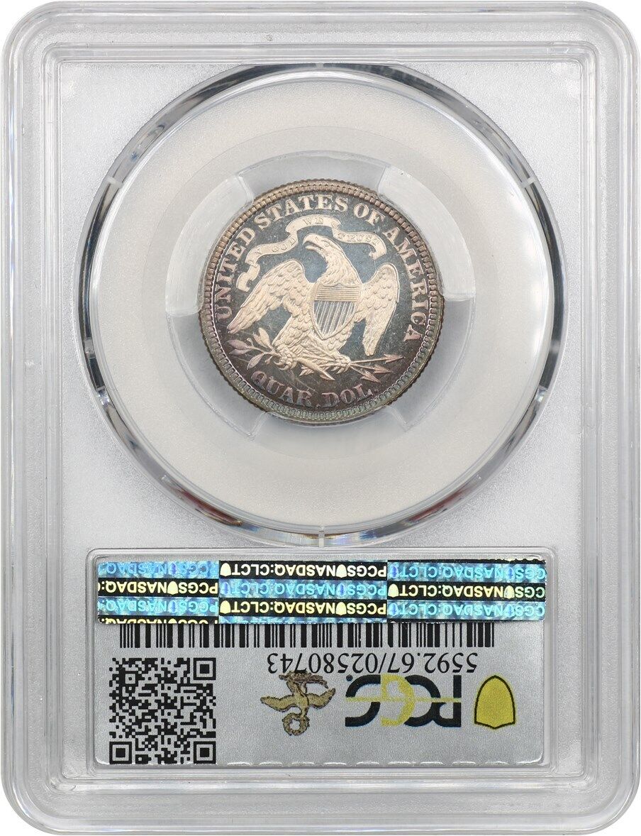 1891 25c PCGS Proof 67 ex: D.L. Hansen