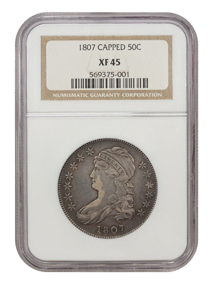 1807 Capped 50C NGC XF45