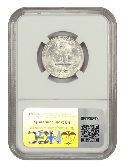 1954-S 25C NGC MS66 - Washington Quarter