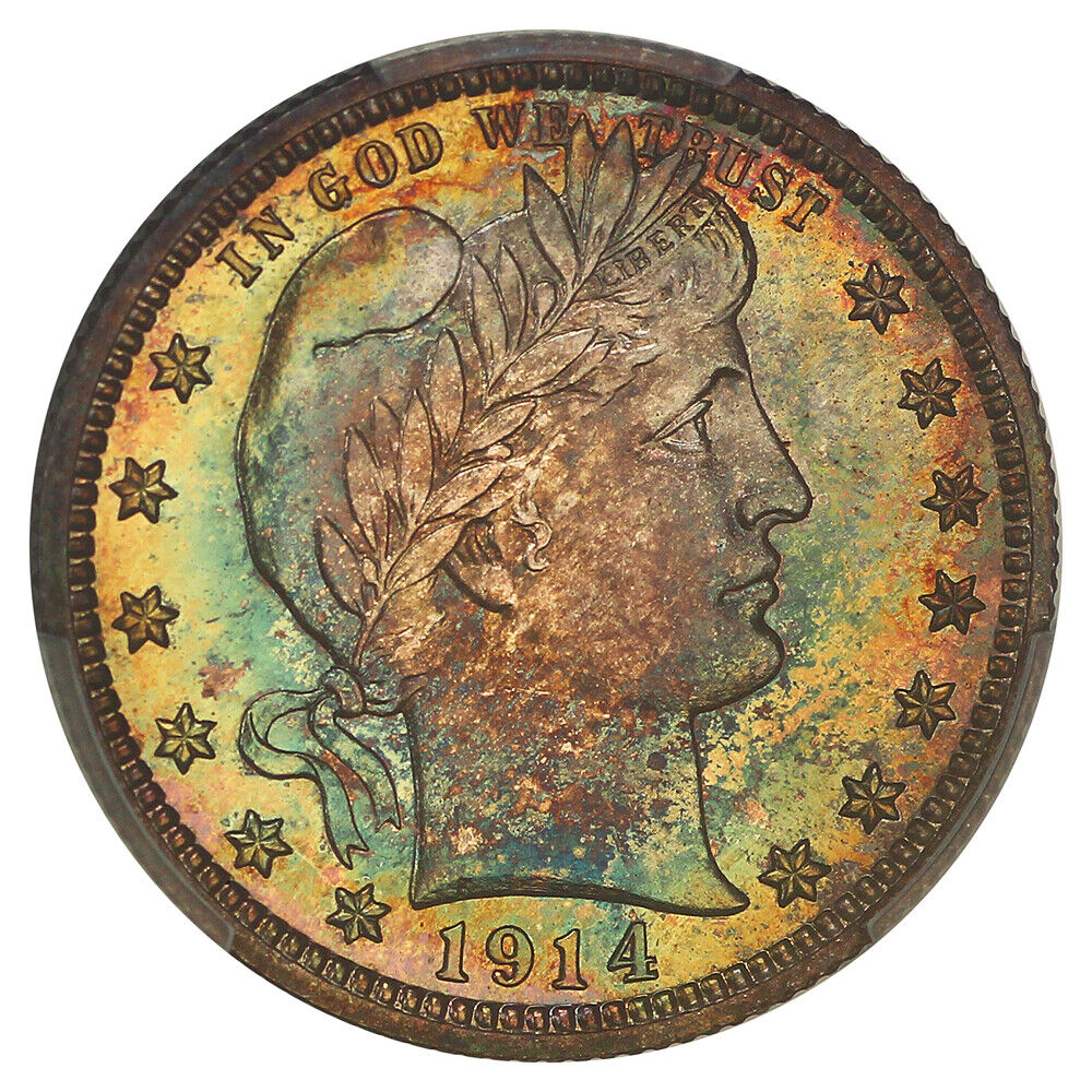 1914 25C PCGS PR68