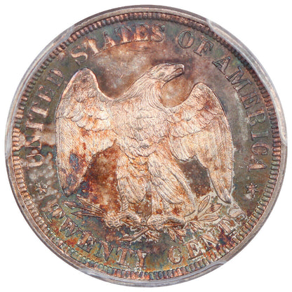 1876 20C PCGS MS65 ex: D.L. Hansen