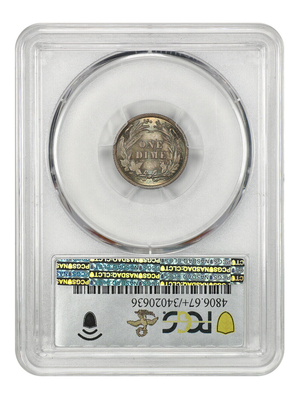 1895 10c PCGS/CAC MS67+ ex: D.L. Hansen