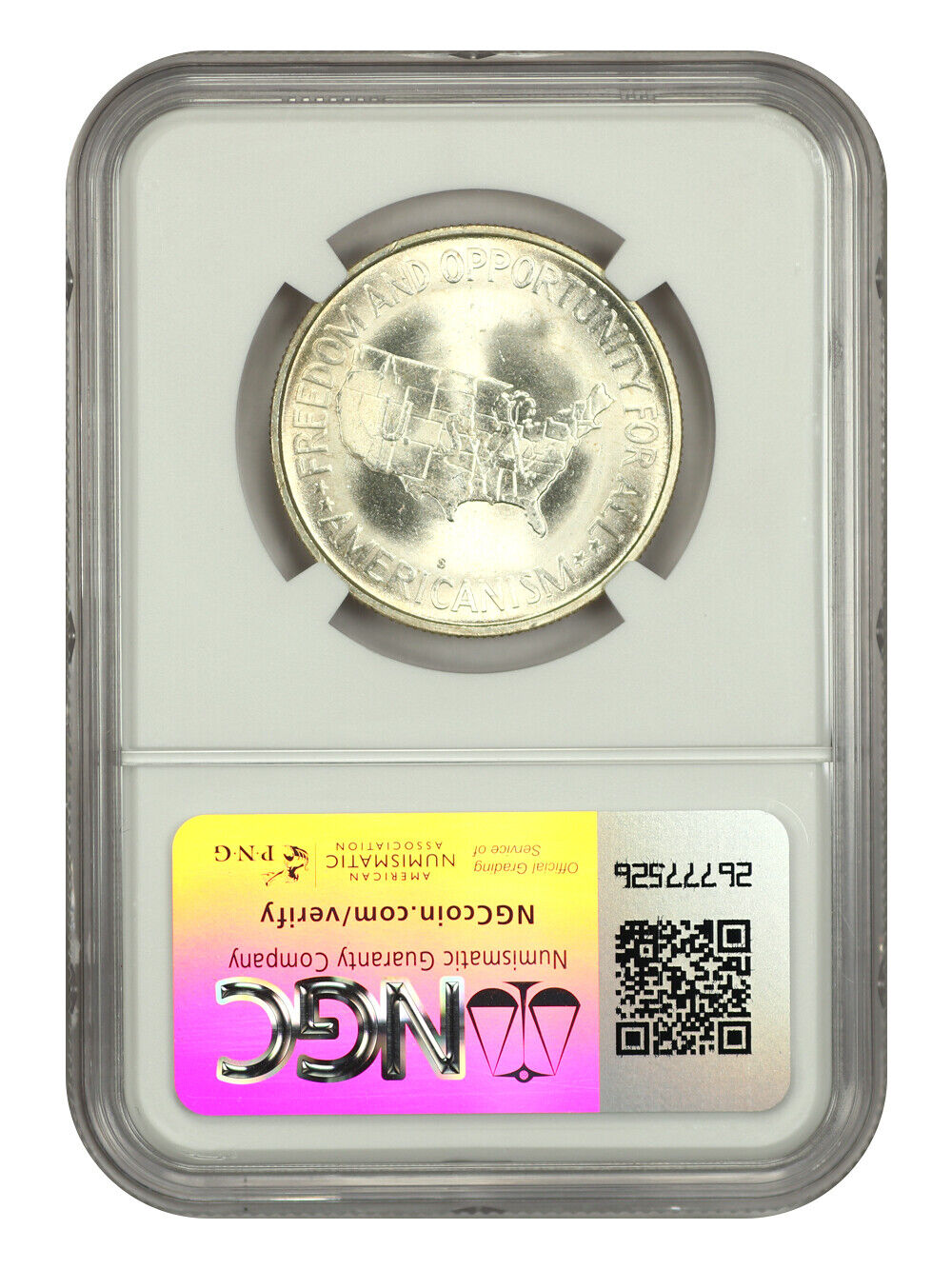 1951-S 50C Washington-Carver NGC MS66 - Classic Silver Commemorative